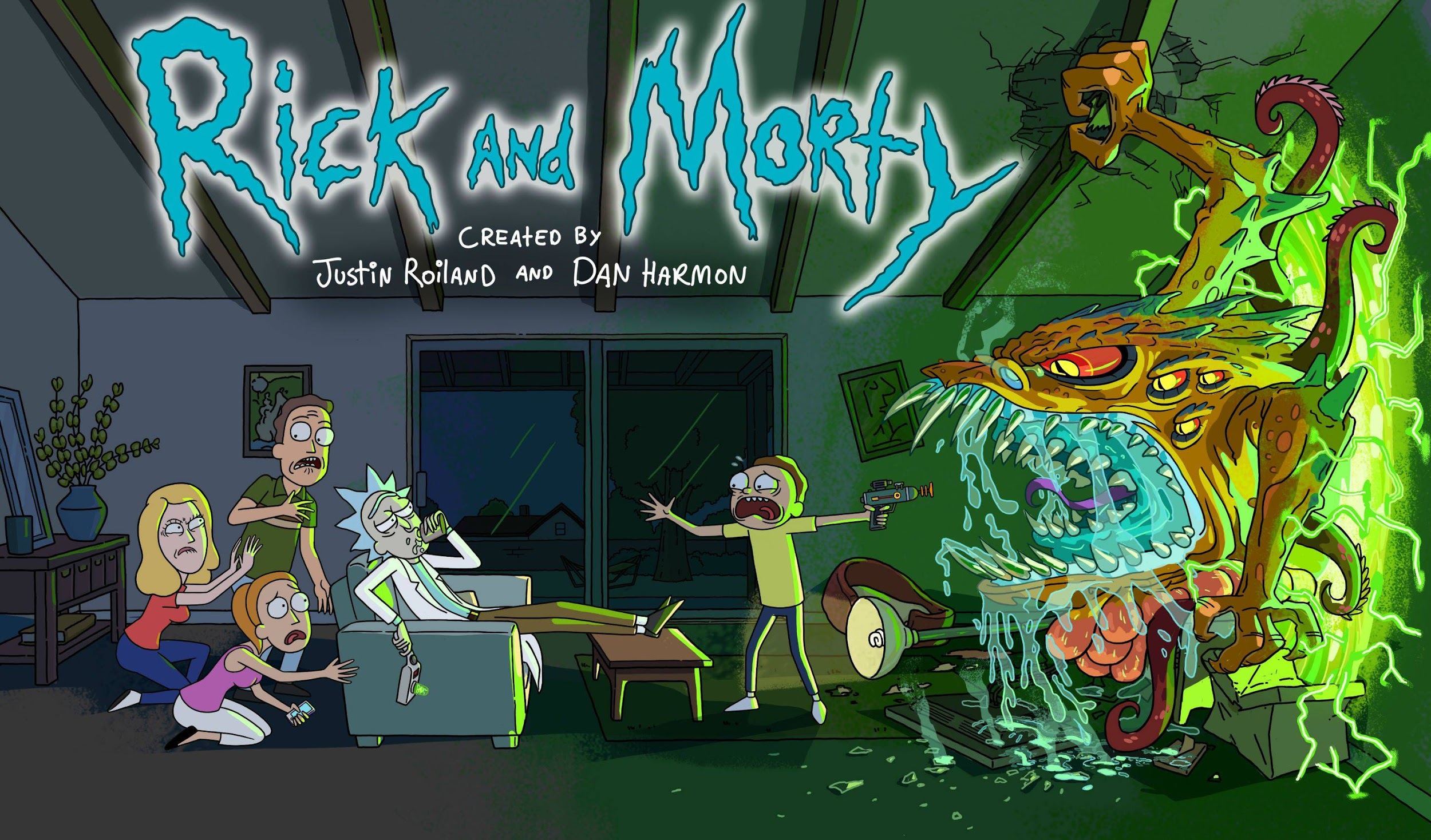 Blue wig rick deals and morty