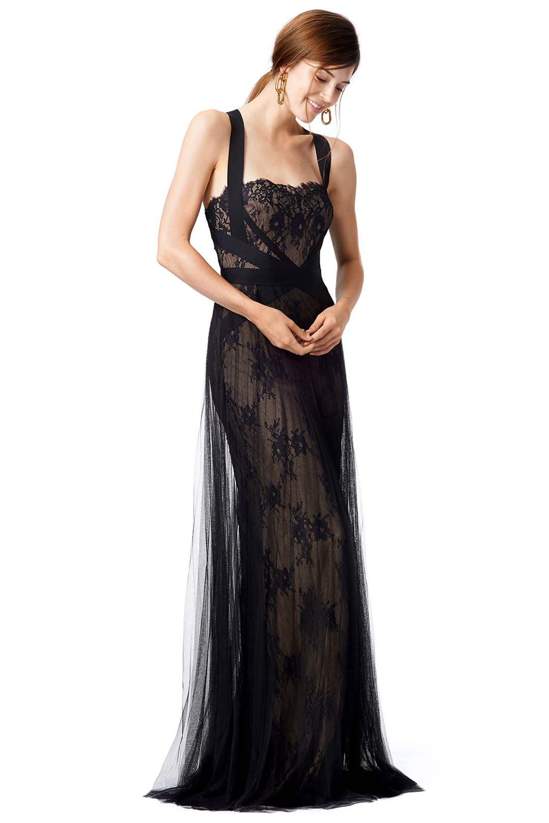marchesa notte over again masquerade long ball gown