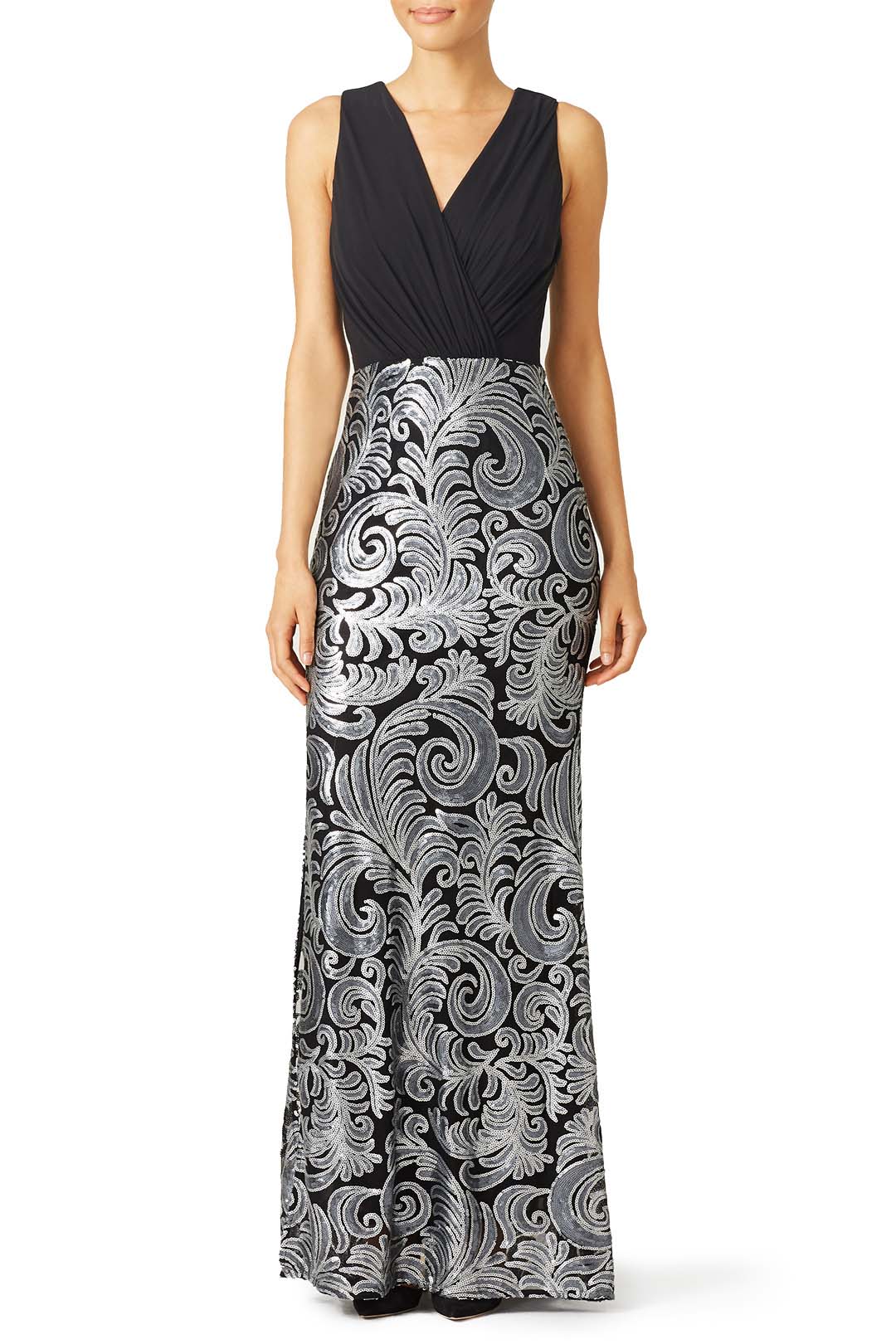 rent the runway laundry by shelli silver stream masquerade gown