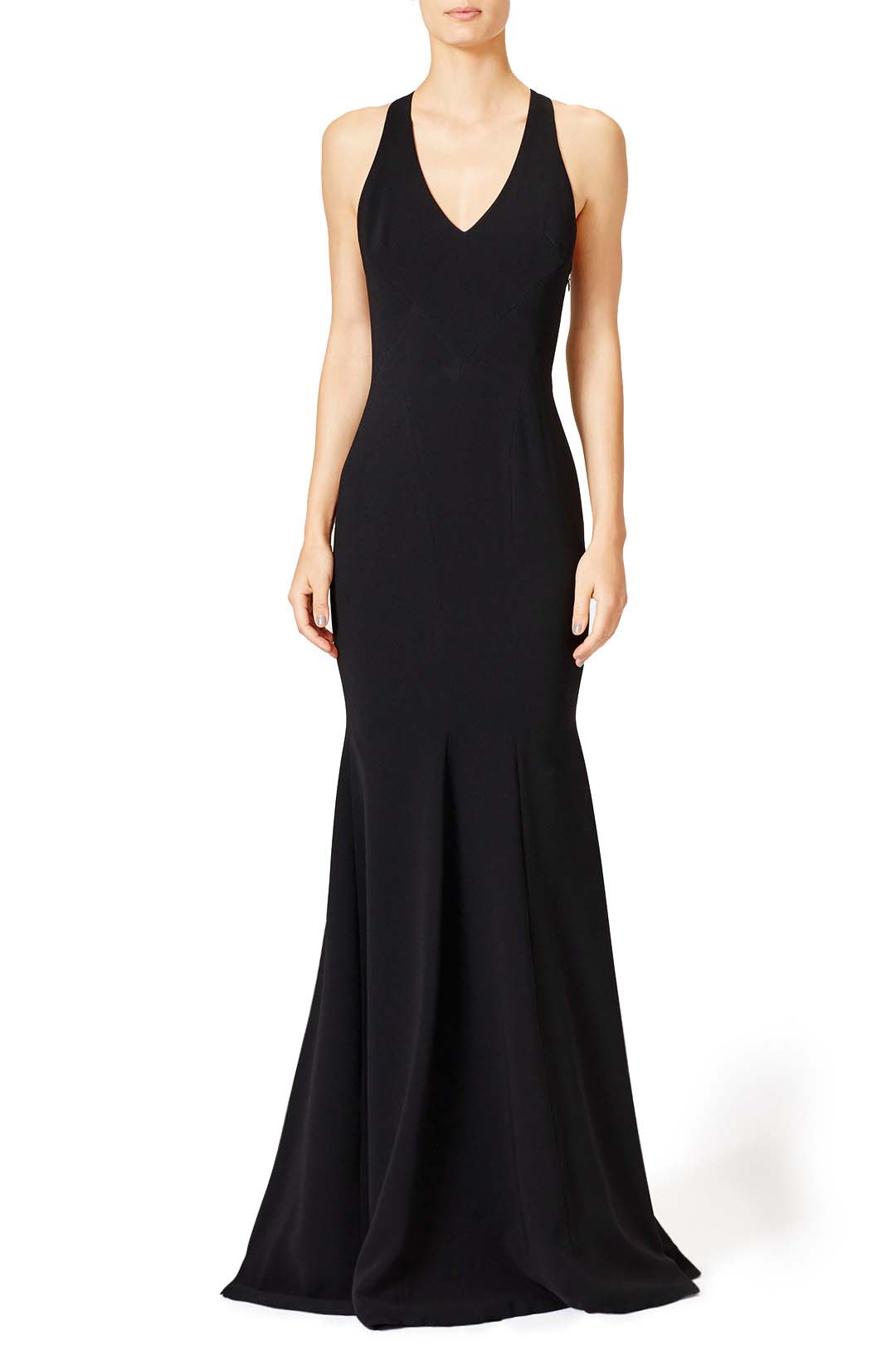 rent the runway black masquerade dress