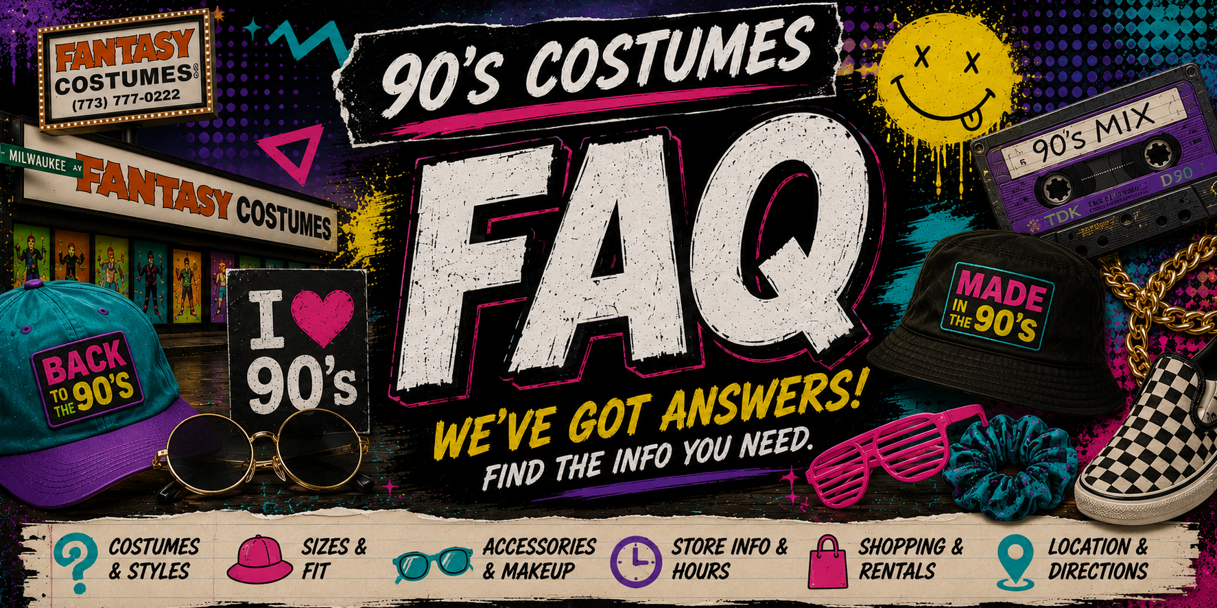 Visit Fantasy Costumes for 90's Costumes in Chicago Visit Fantasy Costumes for 90's Costumes in Chicago