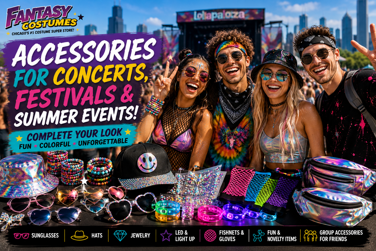 Accessories for Concerts, Festivals & Summer Events