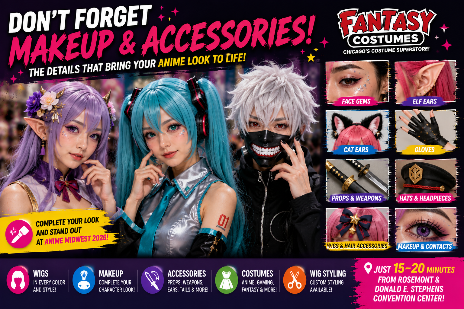 Don't Forget Makeup and Accessories Don't Forget Makeup and Accessories