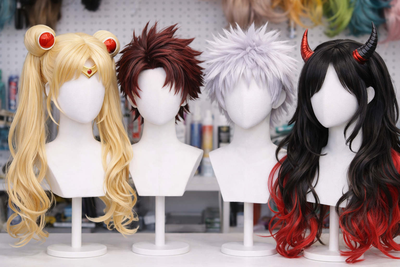 Custom Styled Anime Wigs