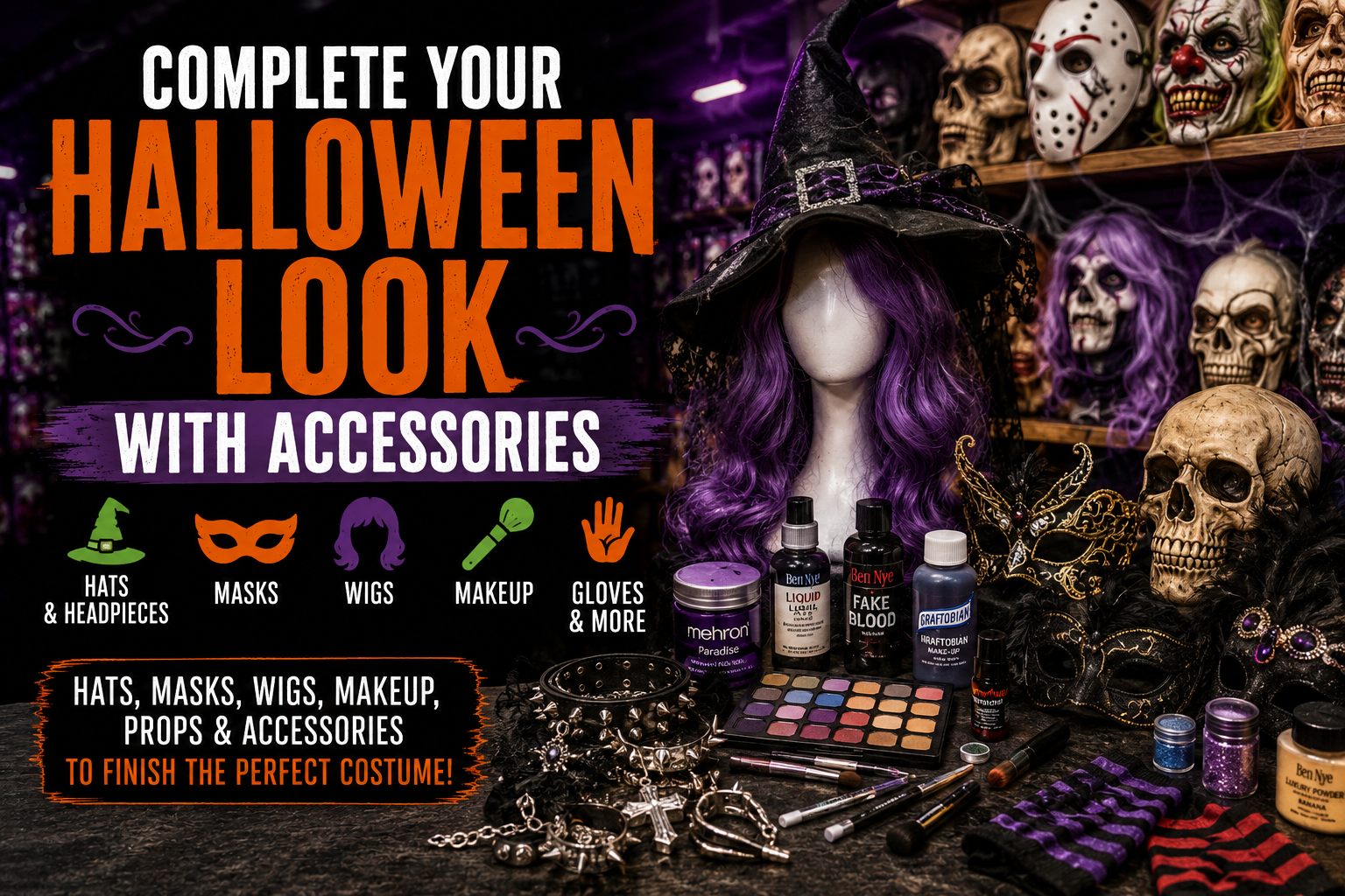 Complete Your Halloween Look with Accessories Complete Your Halloween Look with Accessories