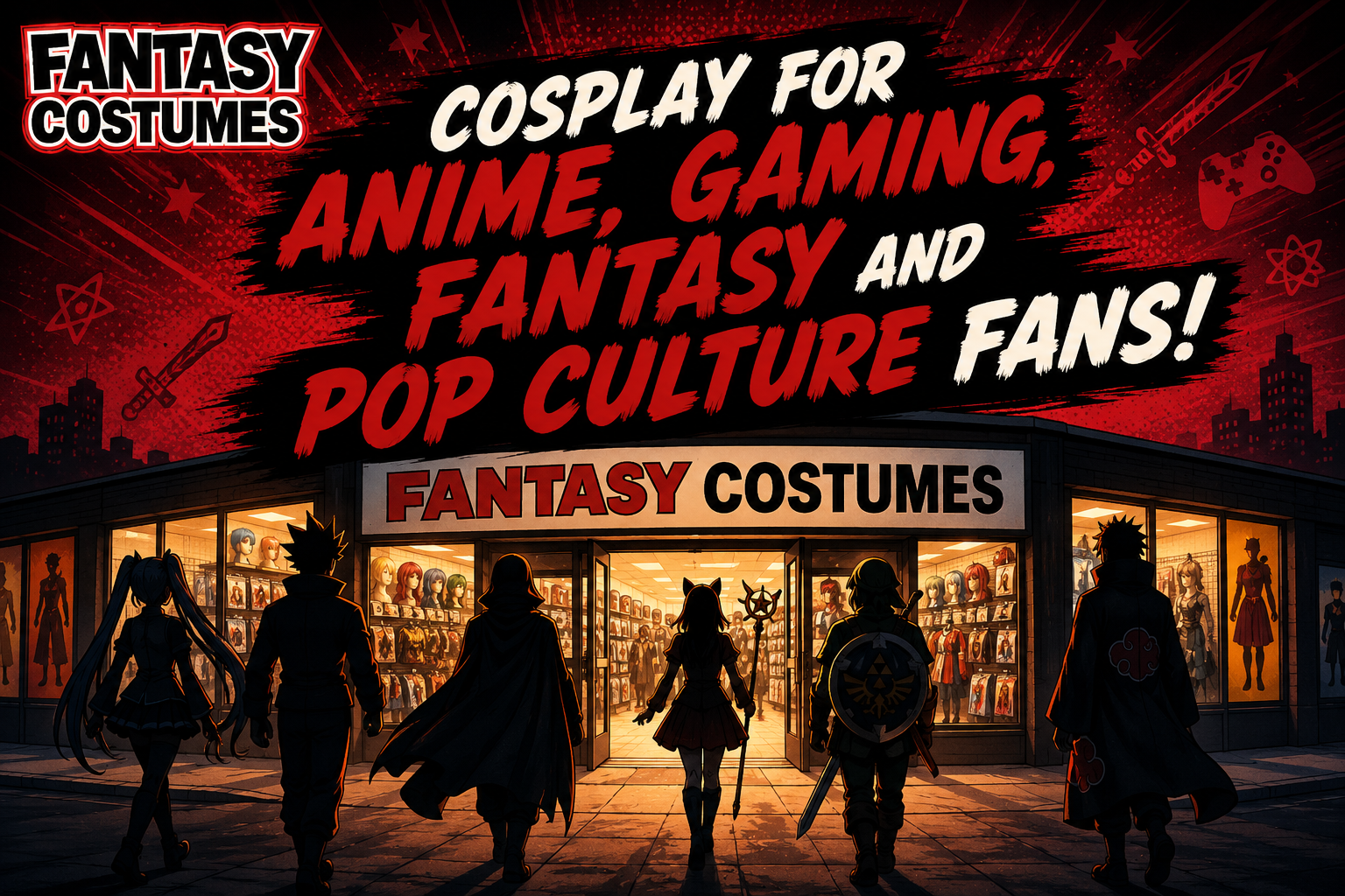 Cosplay for Anime, Gaming, Fantasy and Pop Culture Fans