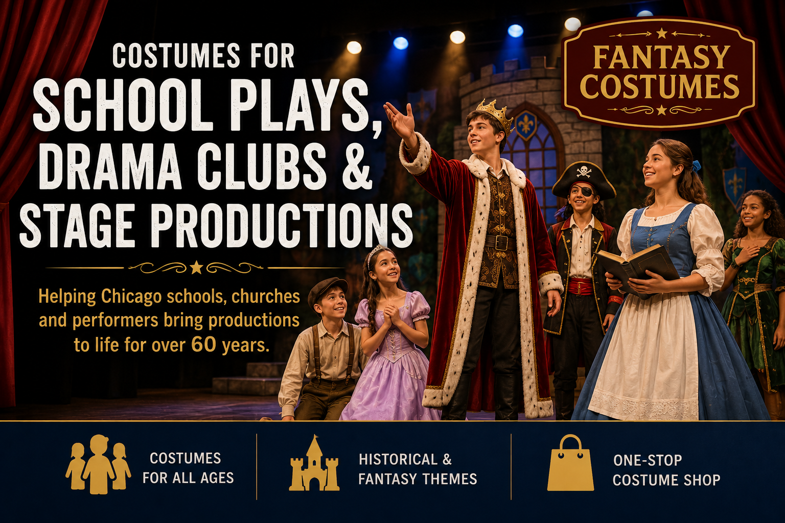 School Play & Theater Costumes in Chicago School Play & Theater Costumes in Chicago
