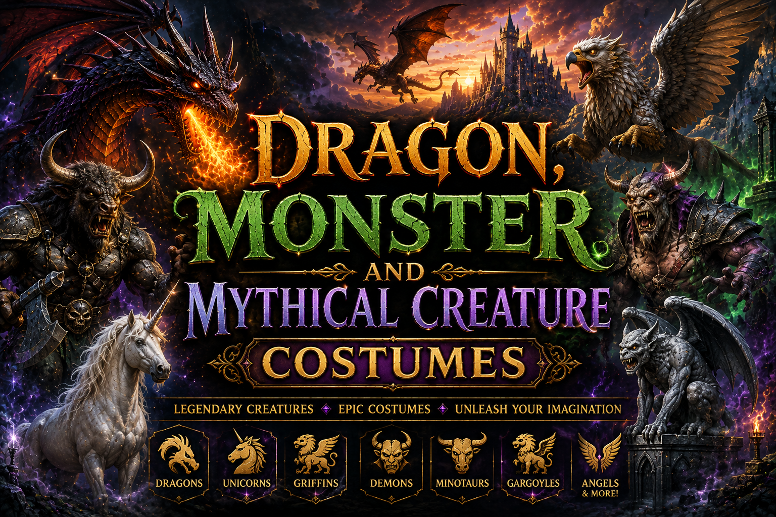 Dragon, Monster and Mythical Creature Costumes Dragon, Monster and Mythical Creature Costumes