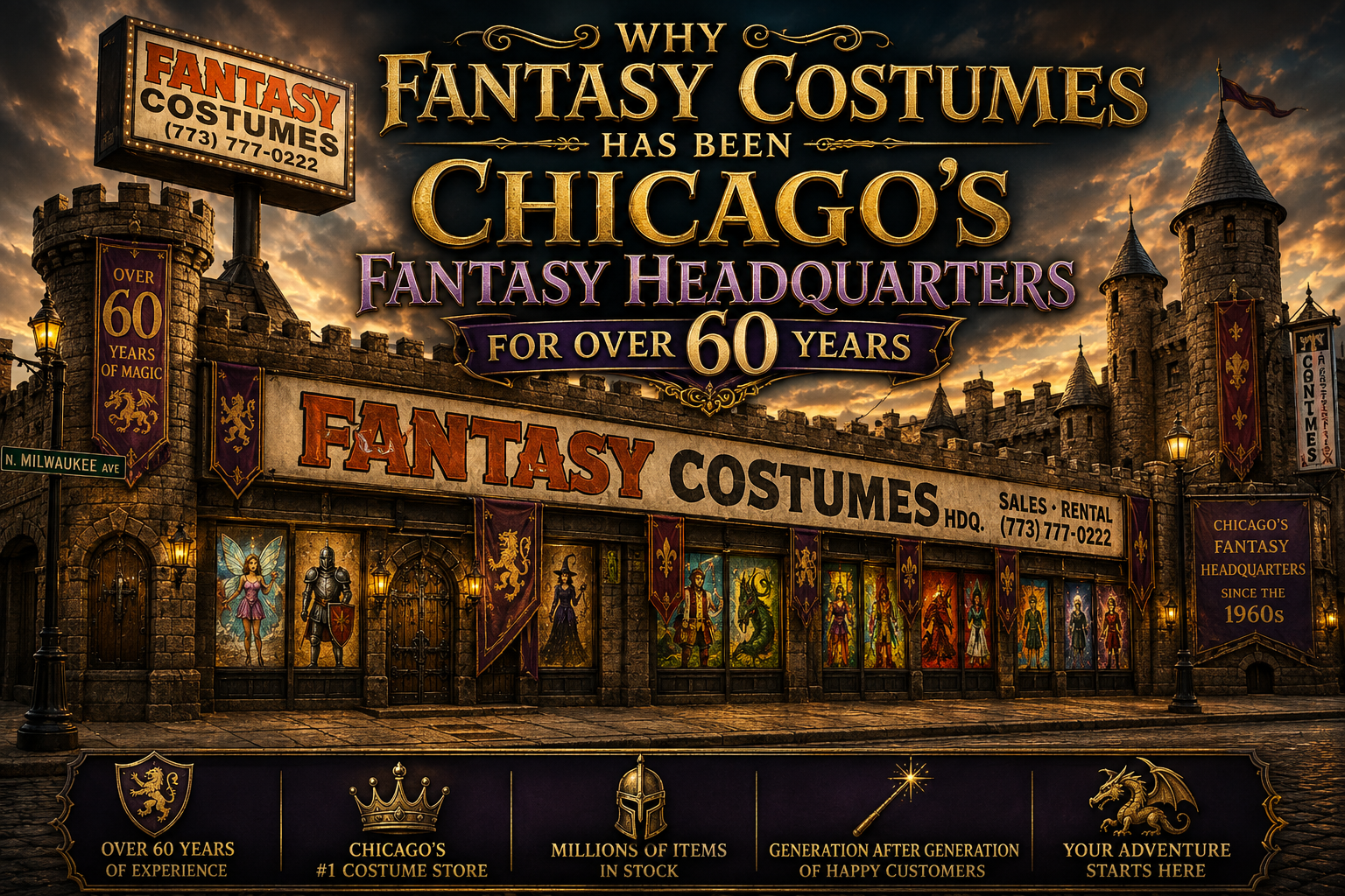 Why Fantasy Costumes Has Been Chicago's Fantasy Headquarters for Over 60 Years Why Fantasy Costumes Has Been Chicago's Fantasy Headquarters for Over 60 Years