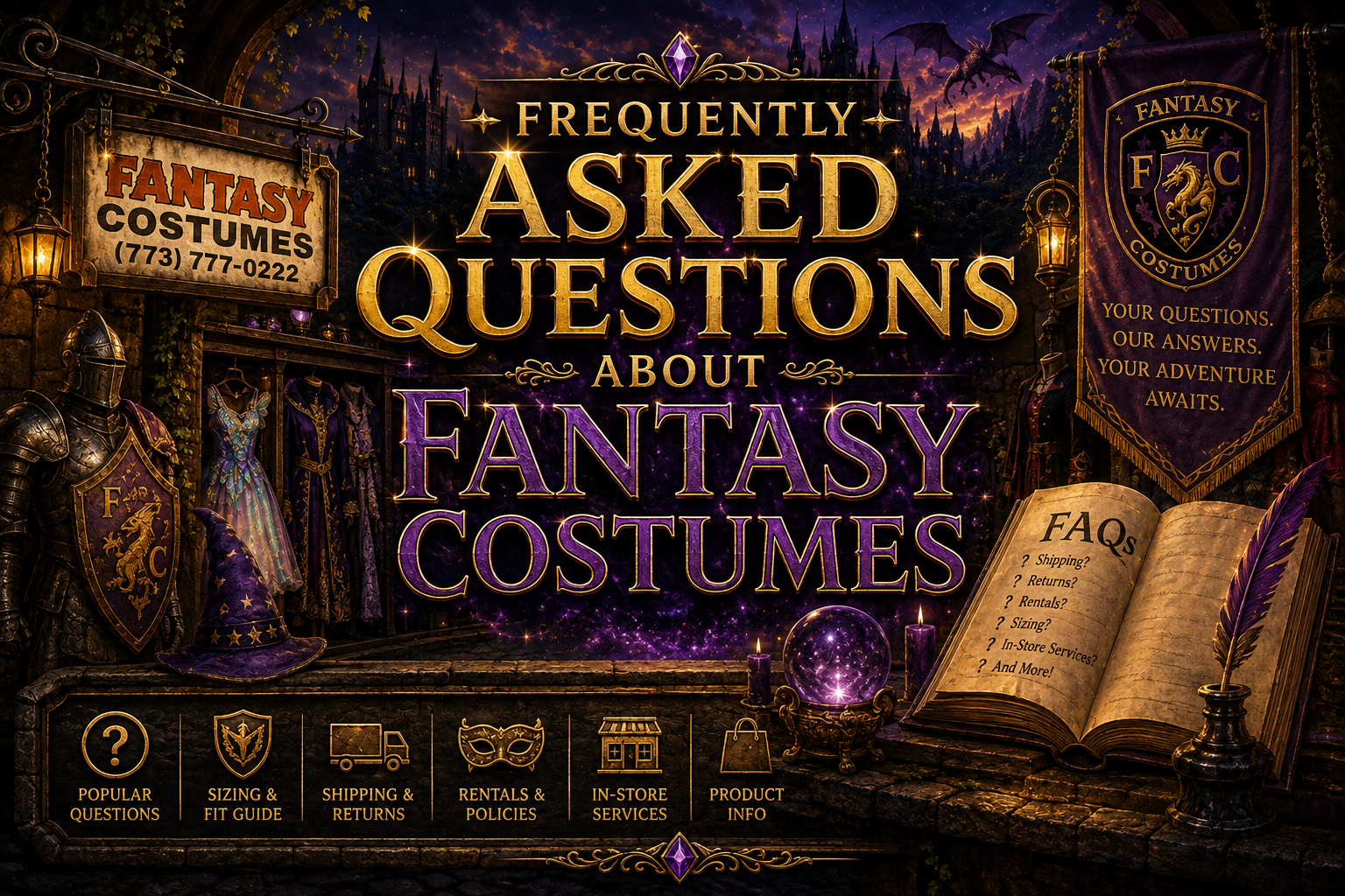 Frequently Asked Questions About Fantasy Costumes Frequently Asked Questions About Fantasy Costumes