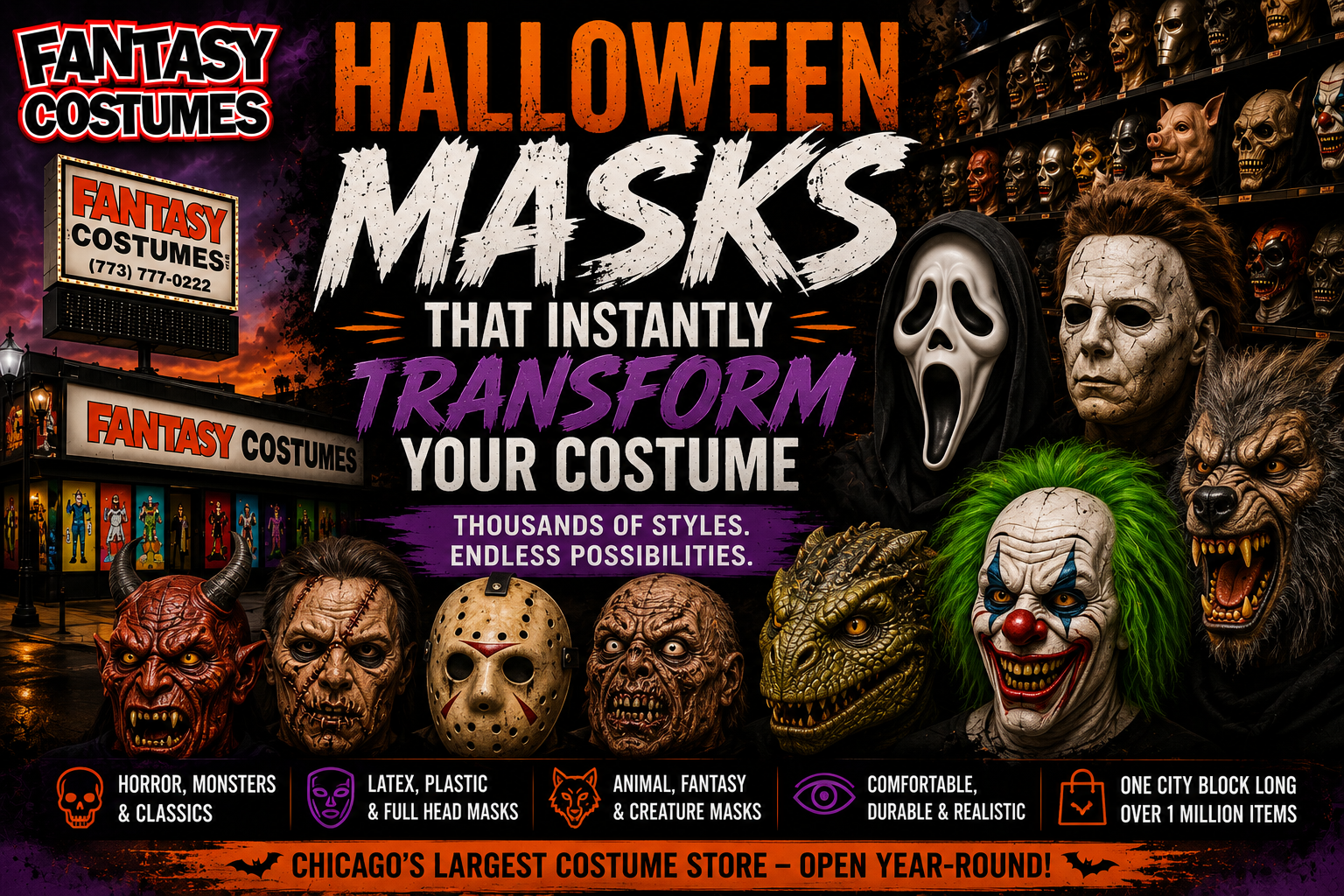 Halloween Masks That Instantly Transform Your Costume