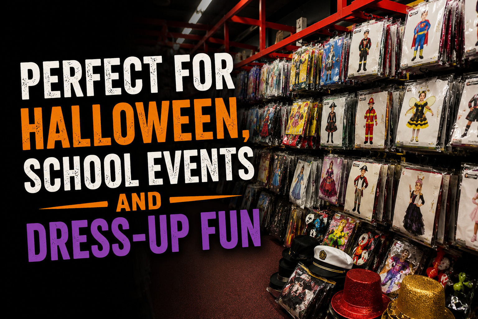 Perfect for Halloween, School Events and Dress-Up Fun Perfect for Halloween, School Events and Dress-Up Fun