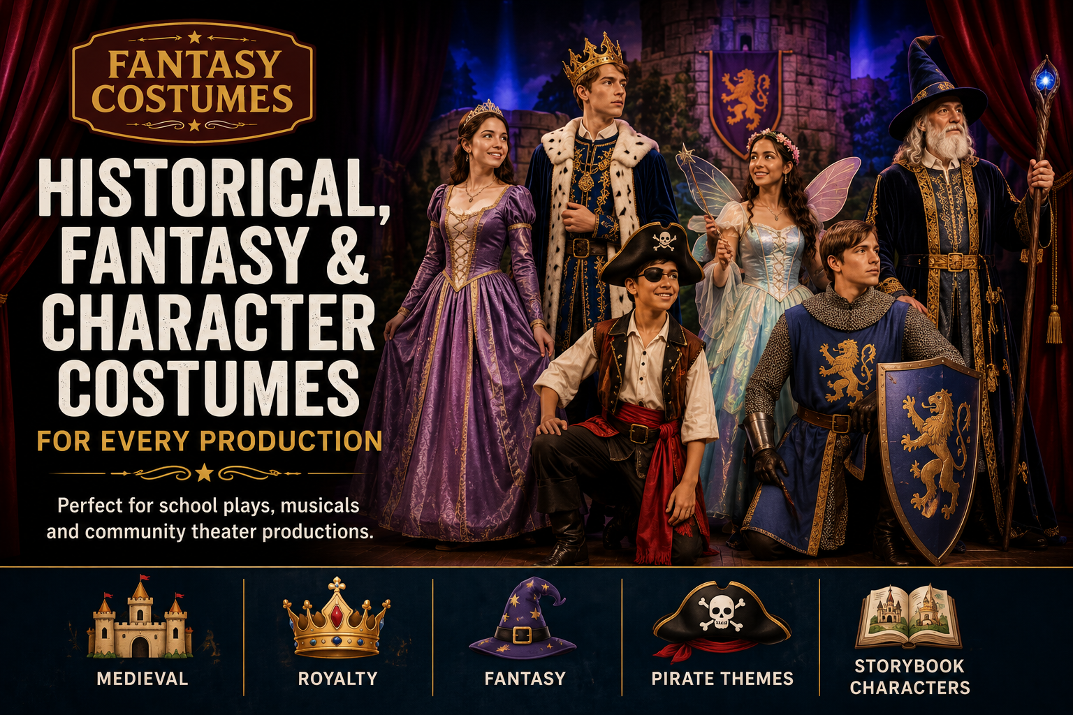 Historical, Fantasy & Character Costumes for Every Production Historical, Fantasy & Character Costumes for Every Production