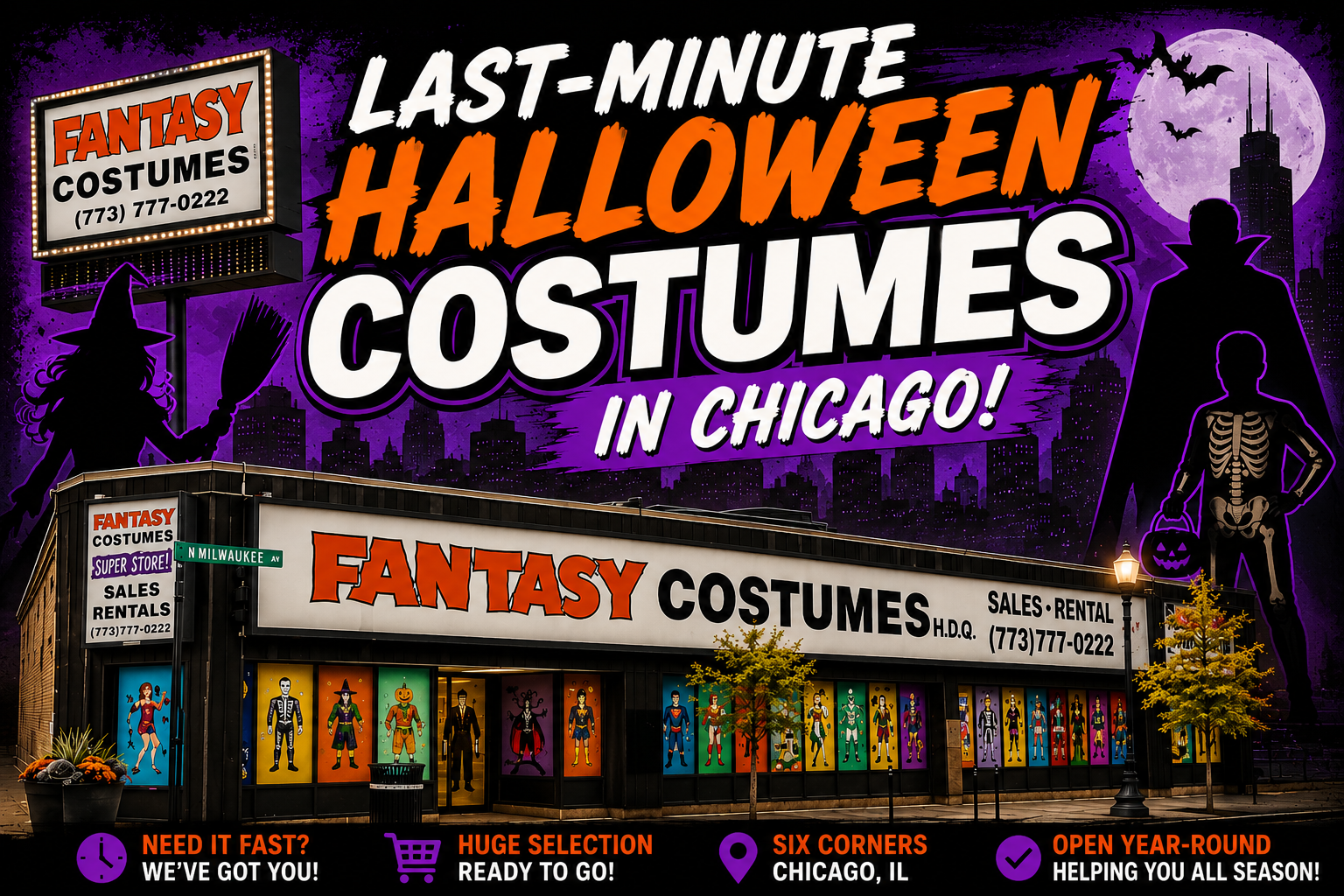 Last-Minute Halloween Costumes in Chicago Last-Minute Halloween Costumes in Chicago