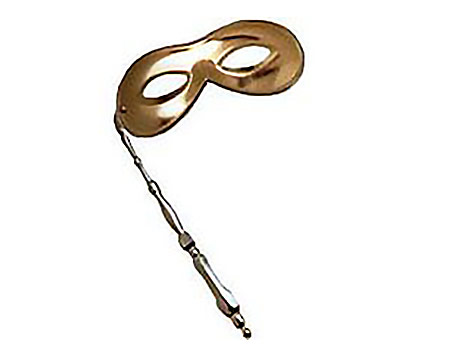 hand held masquerade masks with a stick, the classic masked ball look