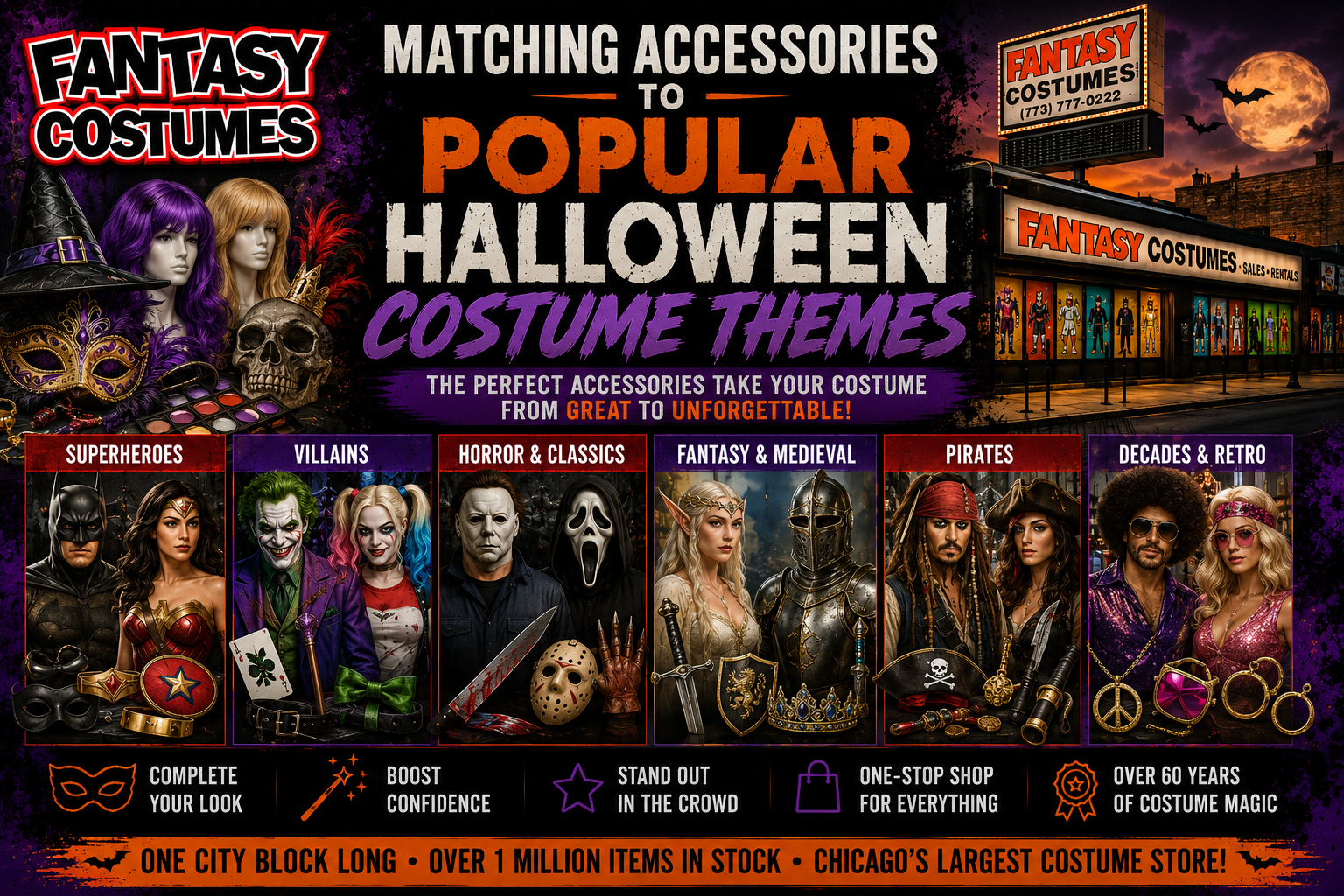 Matching Accessories to Popular Halloween Costume Themes