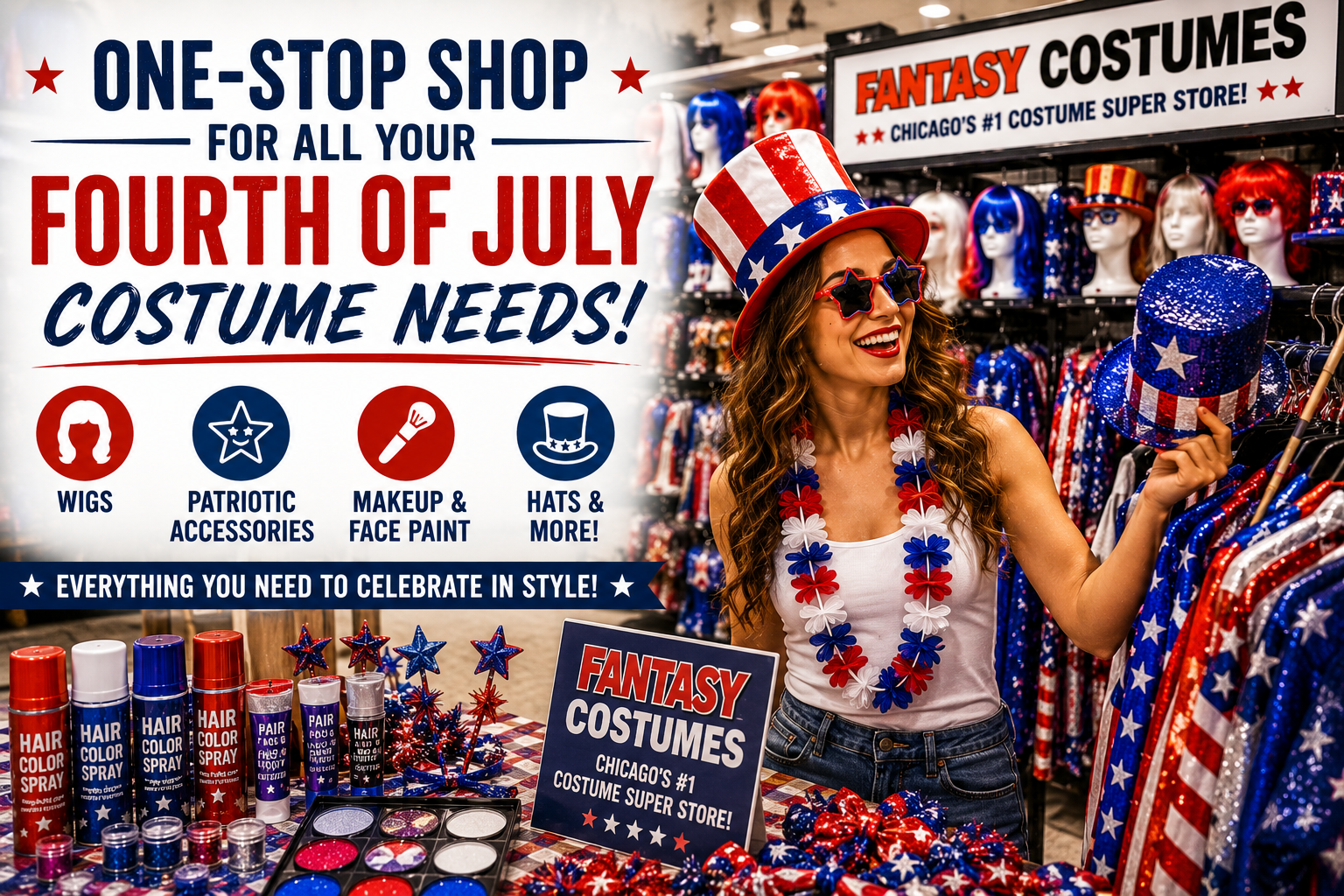 Last-Minute Patriotic Supplies in Chicago