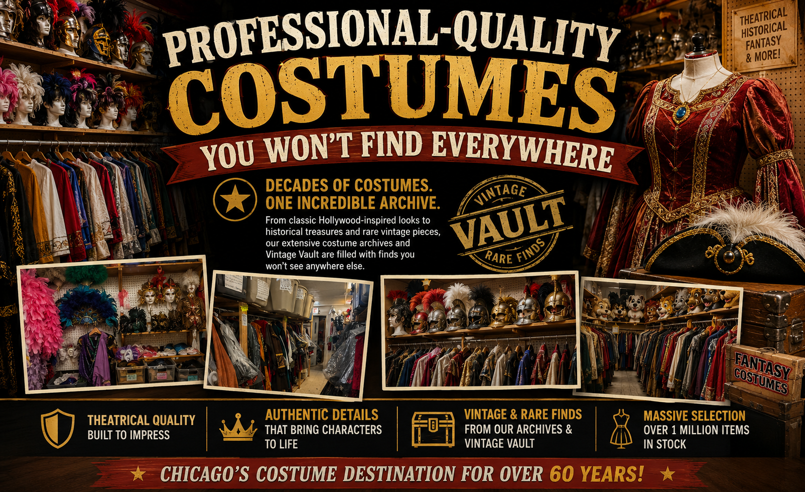 Professional-Quality Costumes You Won't Find Everywhere Professional-Quality Costumes You Won't Find Everywhere