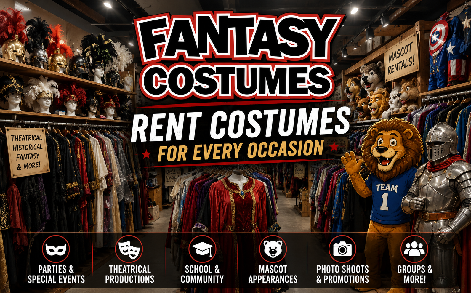 Rent Costumes for Every Occasion Rent Costumes for Every Occasion