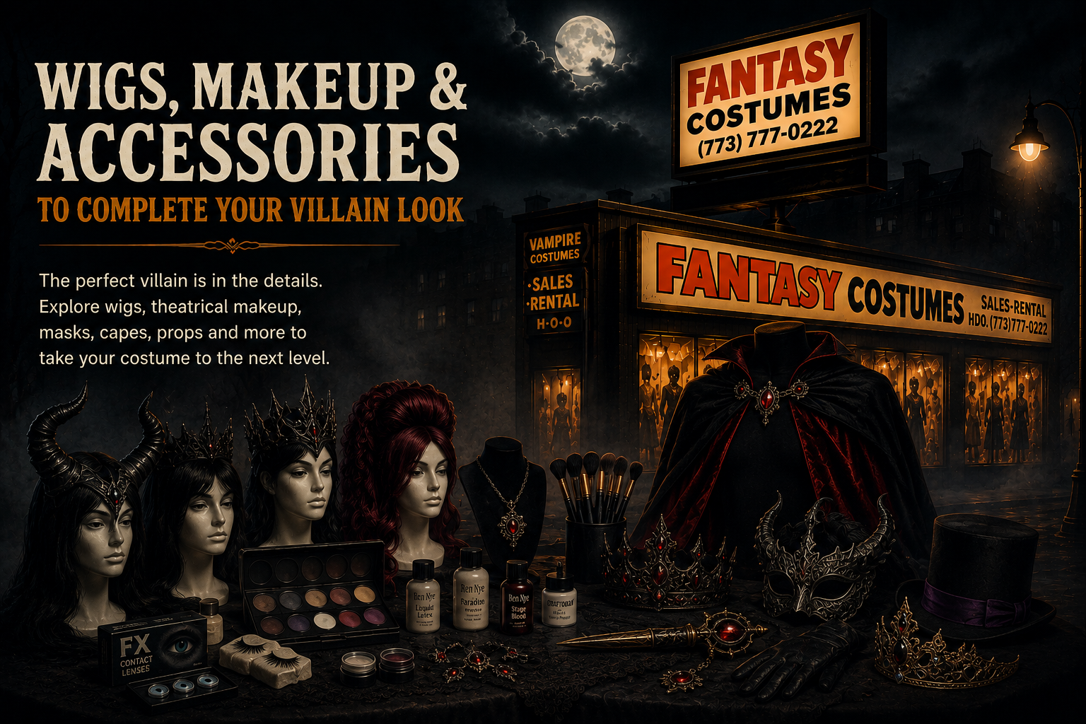 villain wigs makeup and accessories villain wigs makeup and accessories