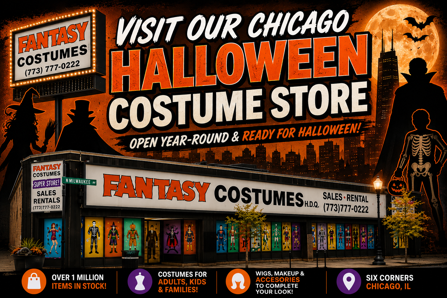 Visit Our Chicago Halloween Costume Store Visit Our Chicago Halloween Costume Store