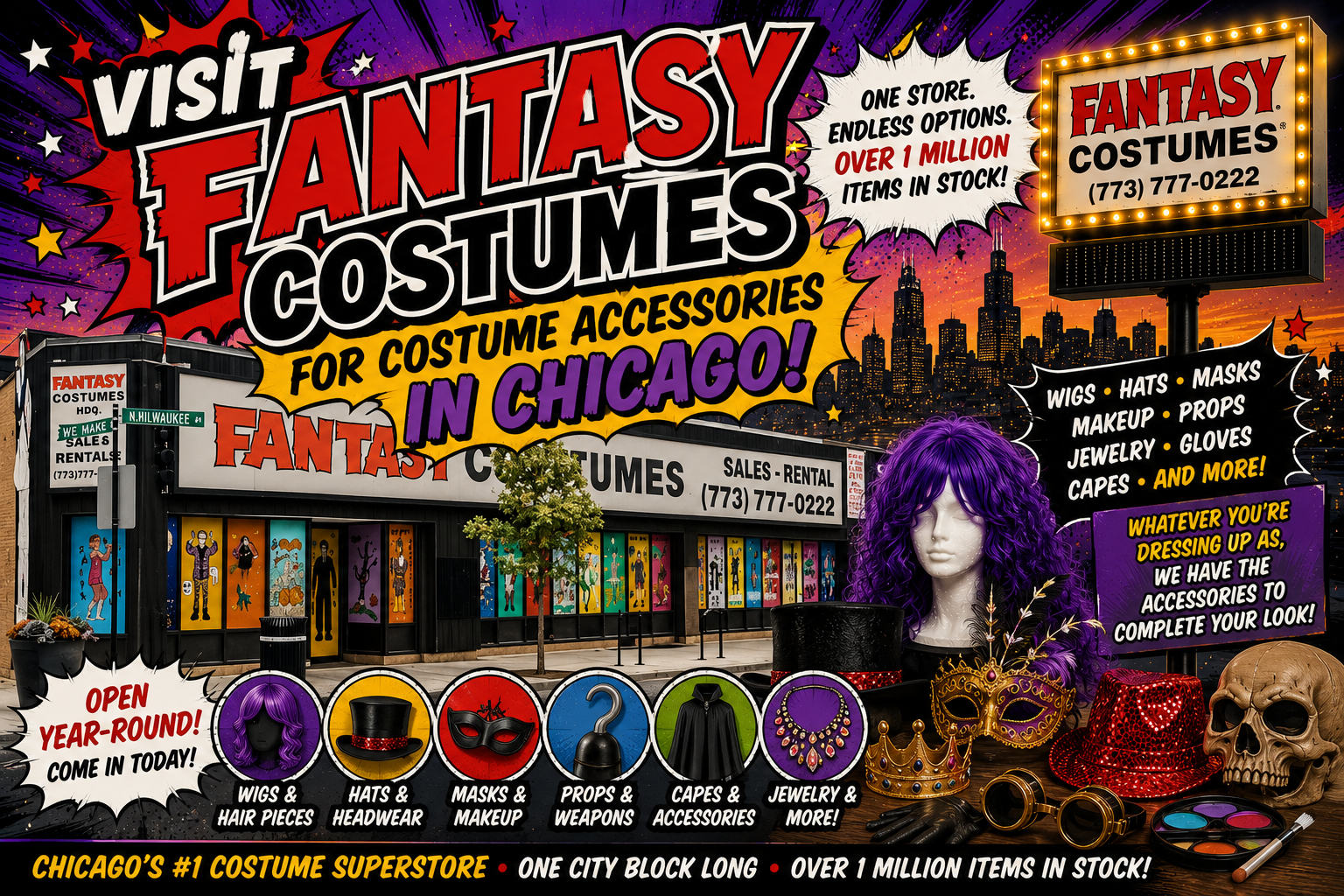 Visit Fantasy Costumes for Costume Accessories in Chicago Visit Fantasy Costumes for Costume Accessories in Chicago