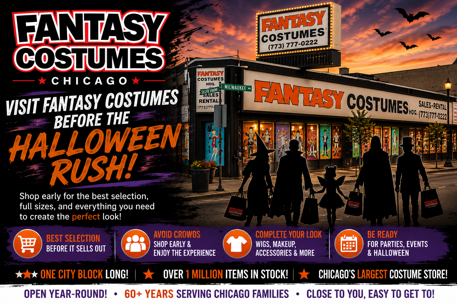 Visit Fantasy Costumes Before the Halloween Rush Visit Fantasy Costumes Before the Halloween Rush