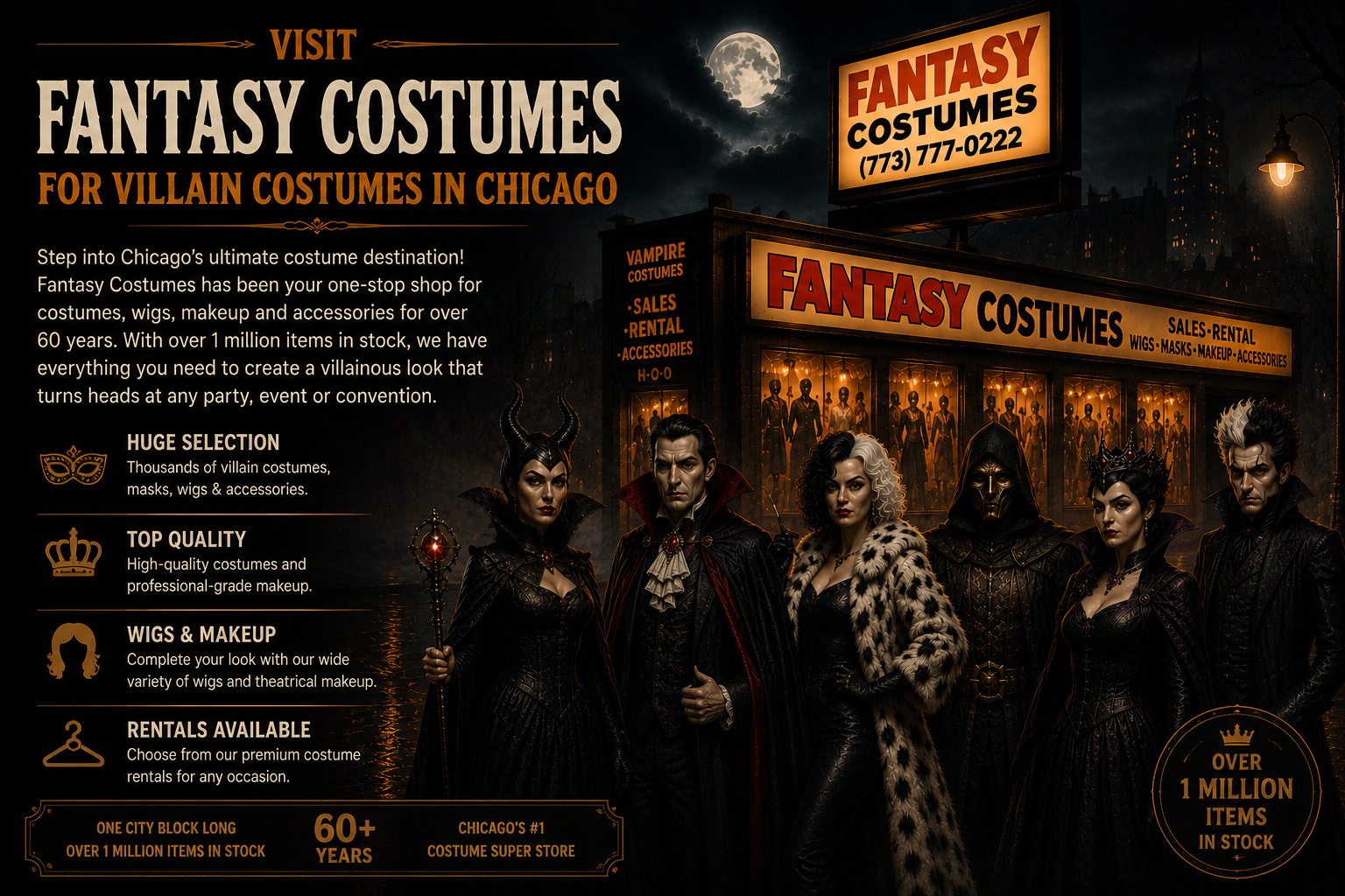 Visit Fantasy Costumes for Villain Costumes in Chicago Visit Fantasy Costumes for Villain Costumes in Chicago