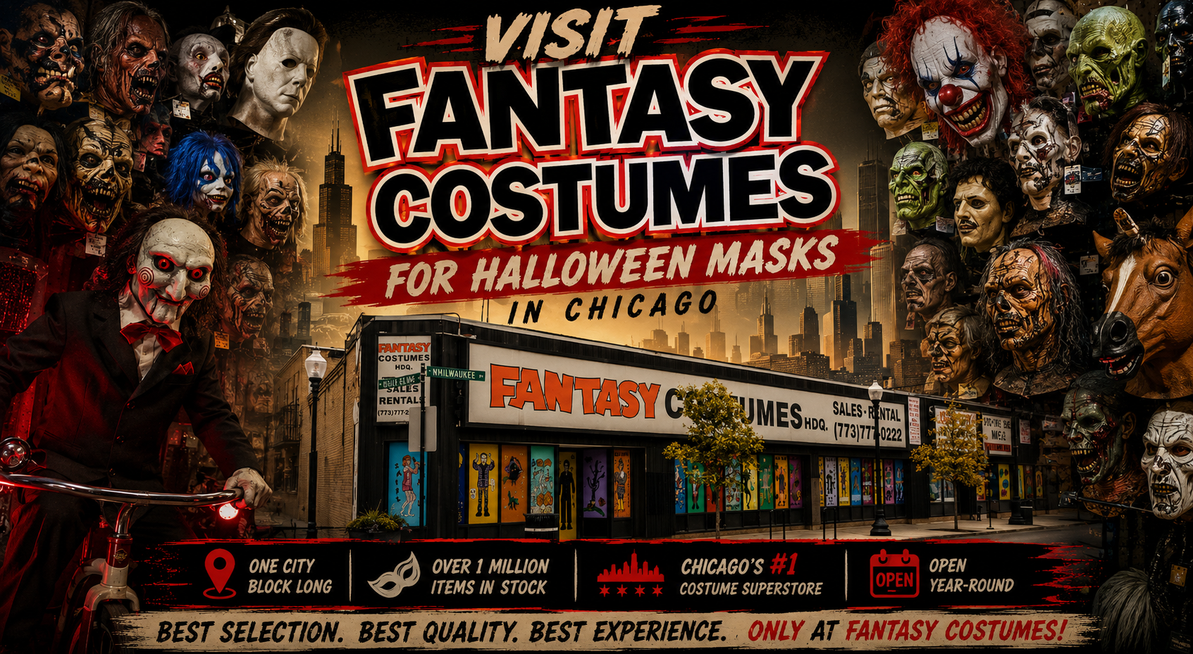 Visit Fantasy Costumes for Halloween Masks in Chicago Visit Fantasy Costumes for Halloween Masks in Chicago
